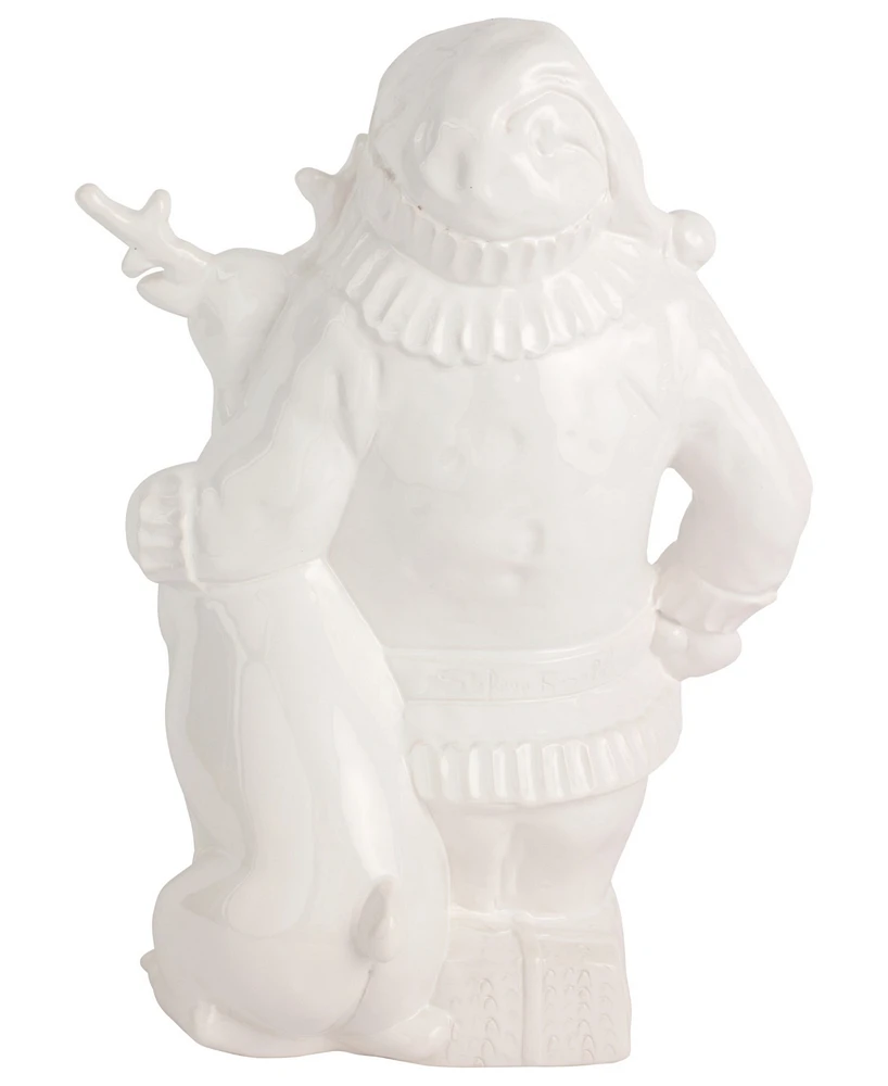Vietri Pietra Natale Figural Santa with Deer