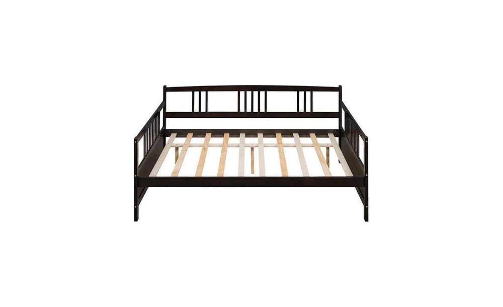 Slickblue Full Size Daybed with Support Legs, Versatile Bed Frame for Living Room & Guest Room