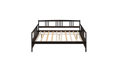 Slickblue Full Size Daybed with Support Legs, Versatile Bed Frame for Living Room & Guest Room