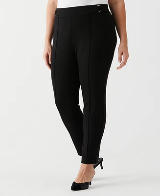 Rafaella Plus Slim Leg Ankle Pant with Hardware
