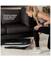 LifePro Vibration Plate Machine – Whole Body Workout w/ Loop Bands for Weight Loss & Toning