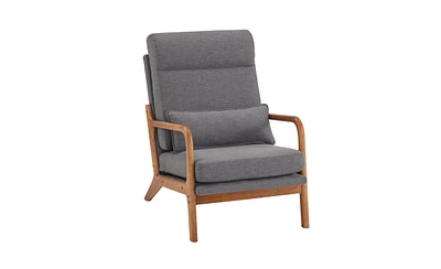 Slickblue High Back Indoor Leisure Chair Stylish and Comfortable Seating for Relaxation