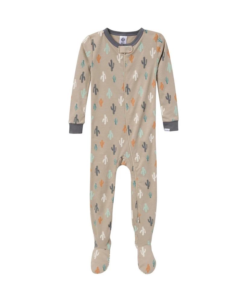 Gerber Baby Boys' Snug Fit Footed Pajamas, 4-Pack, Music
