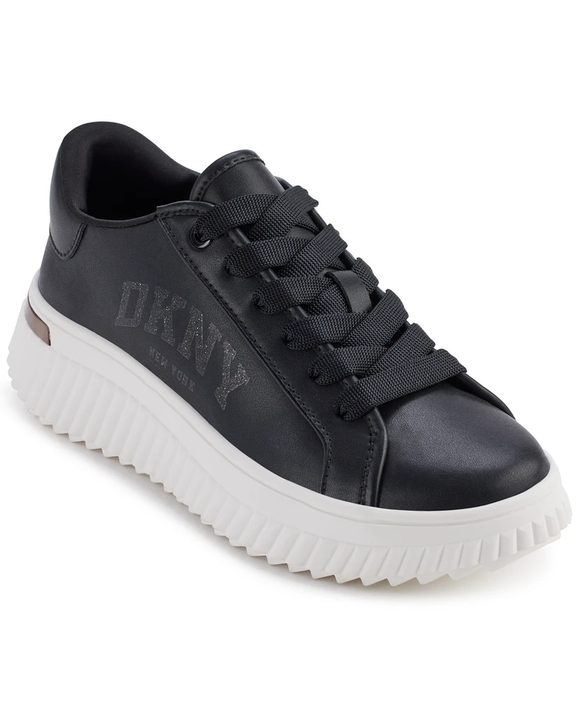 Dkny Women's Larissa Lace Up Platform Sneakers