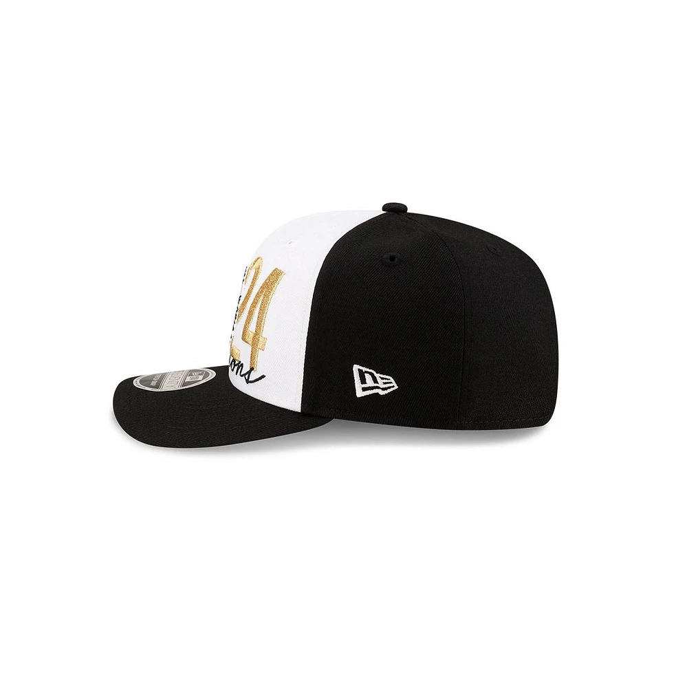 New Era Men's Black Los Angeles Dodgers 2024 World Series Champions Locker Room 9SEVENTY Adjustable Hat