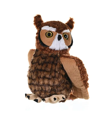 Wild Republic Cuddlekins Great Horned Owl Stuffed Animal, 12 Inches