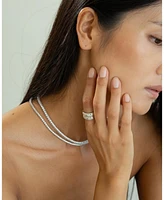 Sterling Silver Lenore Polished Band Ring Size 6 – Sleek Summer Ring, Minimalist Style, Everyday Elegance