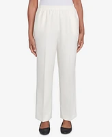 Alfred Dunner Women's Classic Accord Elastic Waist Short Length Pants