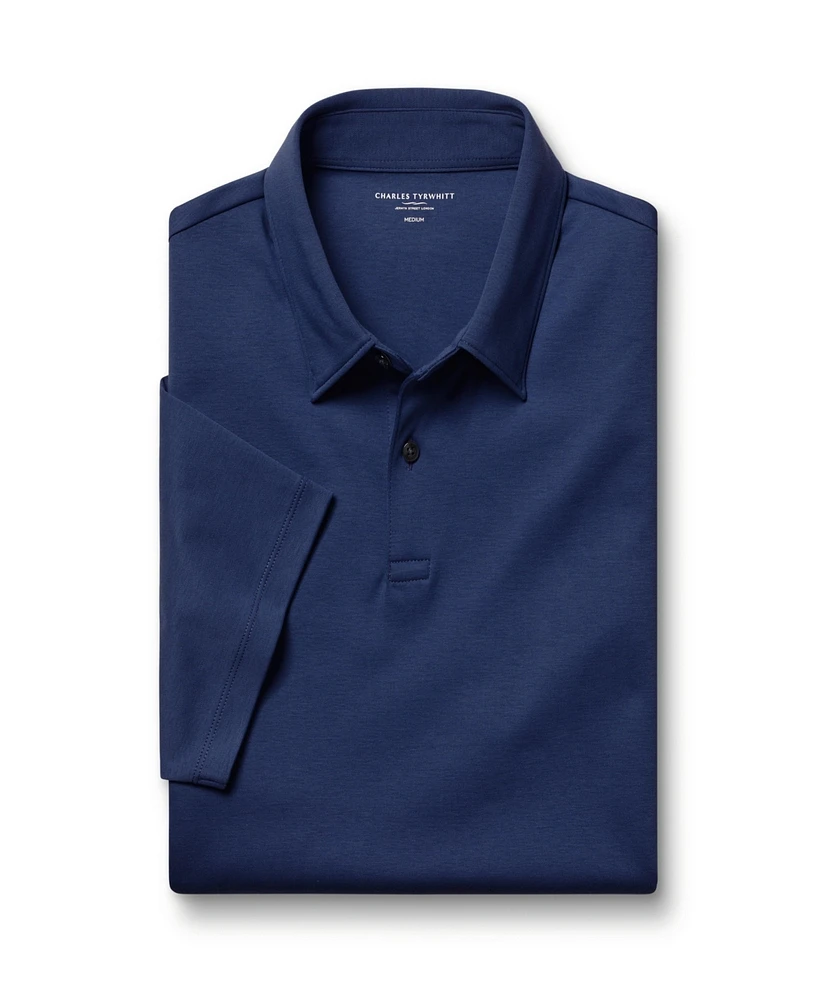 Charles Tyrwhitt Plain Short Sleeve Jersey Polo