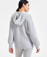 I.n.c. International Concepts Women's Blouson-Sleeve Hoodie, Exclusively at Macy's