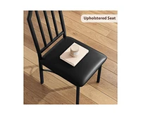 3 Pieces Dining Table Set for 2, Dining Room Table Set for 2, Small Kitchen Table for 2 with Upholstered Chairs,Dinner Table Set for 2, Kitchen Table