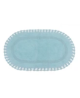 Home Weavers Hampton Crochet Reversible Bath Rug, 24" x 40"