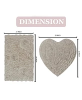 Home Weavers Modesto 2-Pc. Bath Rug Set
