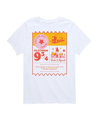 Harry Potter Big Boys Platform 9 3/4 Graphic Tee