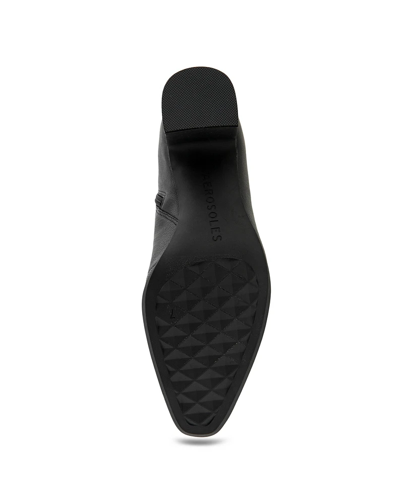 Aerosoles Women's Magnus Logo Embossed Booties