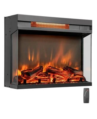 Sugift 23 Inch 3 Sided Electric Fireplace Insert With Remote Control