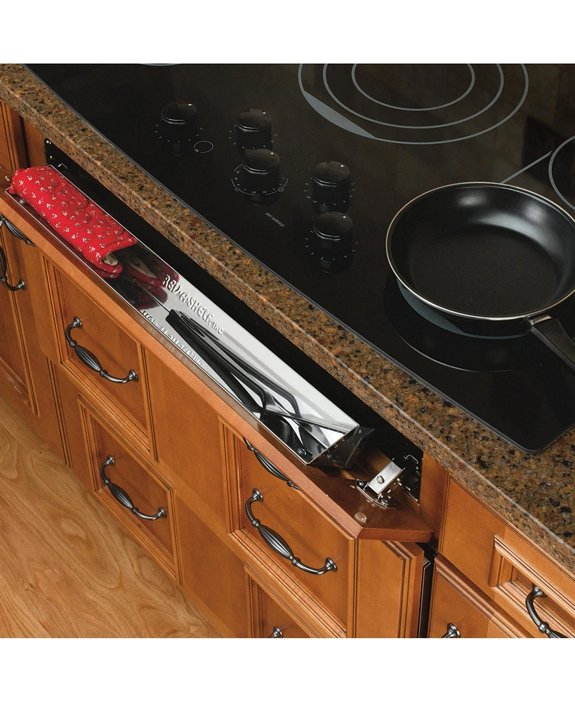 Rev-a-Shelf 28" Front Tip Out Sink Tray Organizer for Kitchen Sink, 6541-28-52