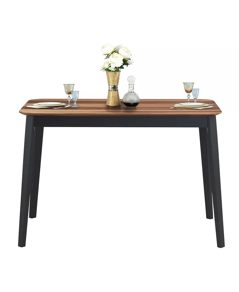 Gouun Mid Century Modern Rectangular Dining Room Table