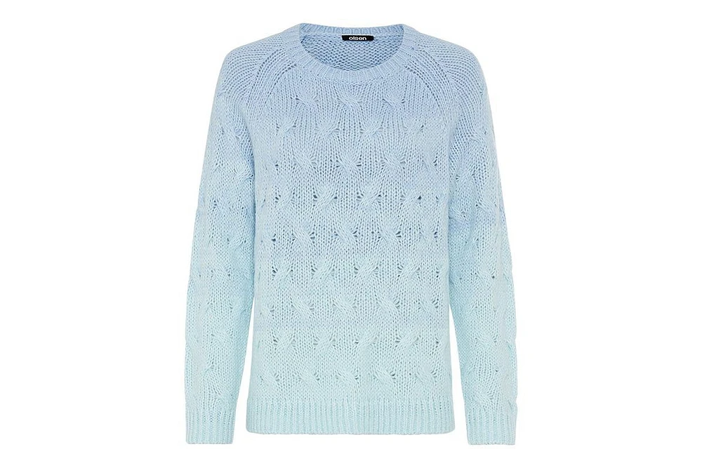 Olsen Women's Ombre Cable Knit Sweater