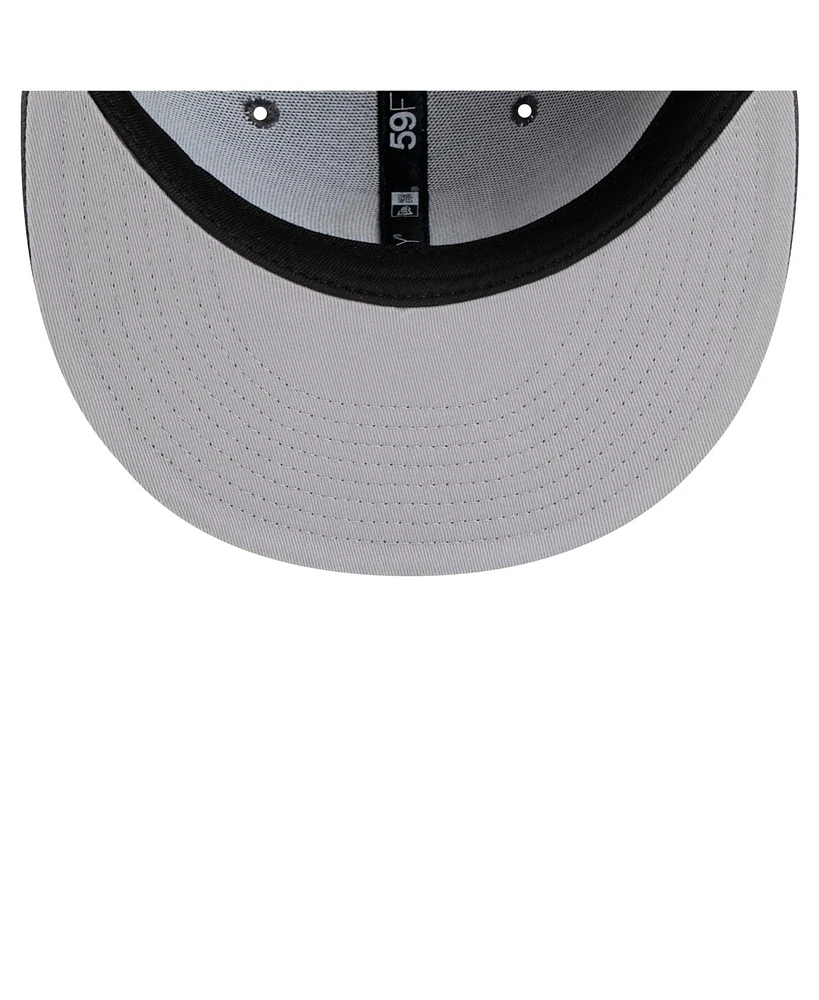 New Era Men's Charcoal Vegas Golden Knights Core 59FIFTY Fitted Hat