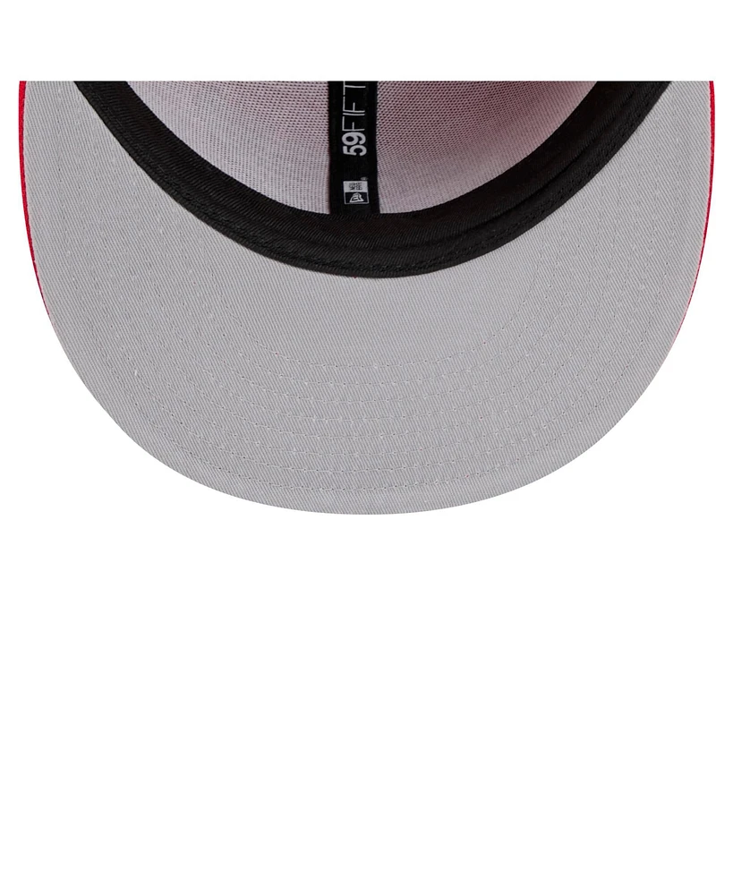 New Era Men's Red Detroit Wings Core 59FIFTY Fitted Hat