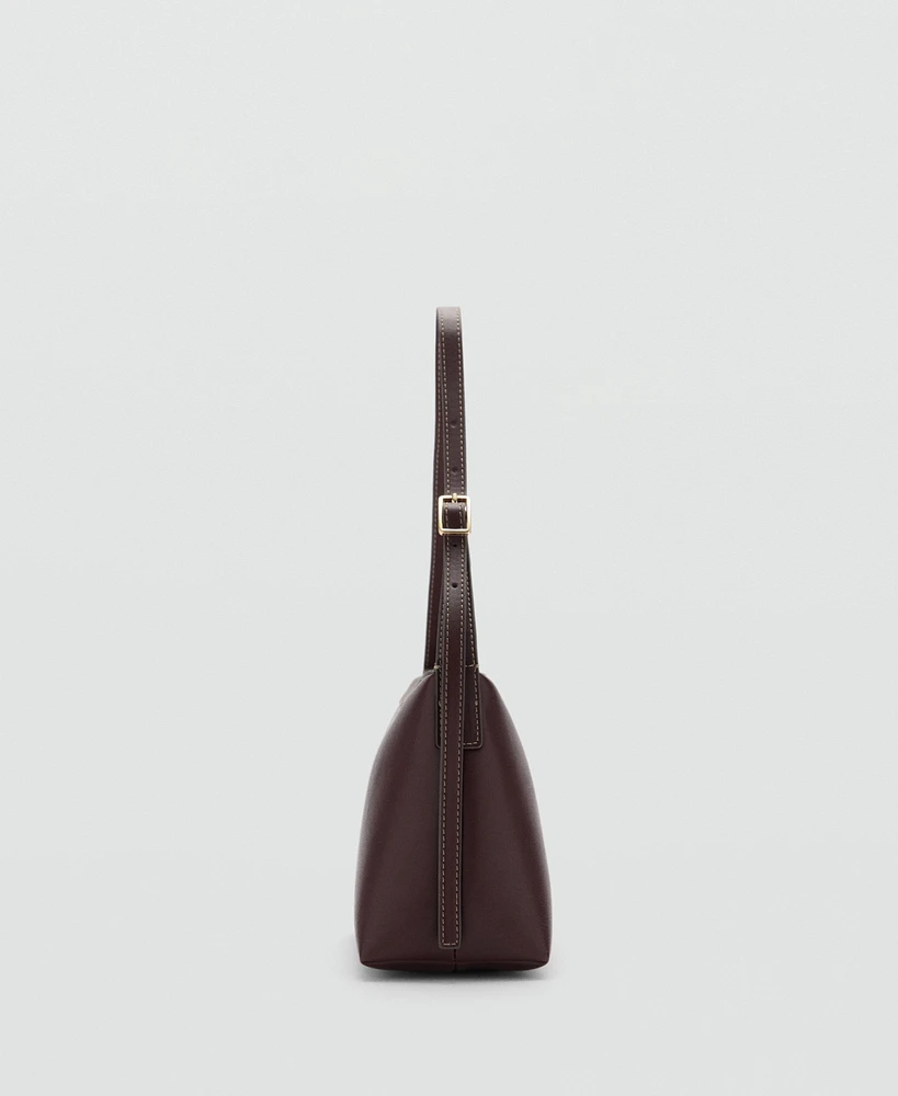 Mango Women's Zip Detail Shoulder Bag