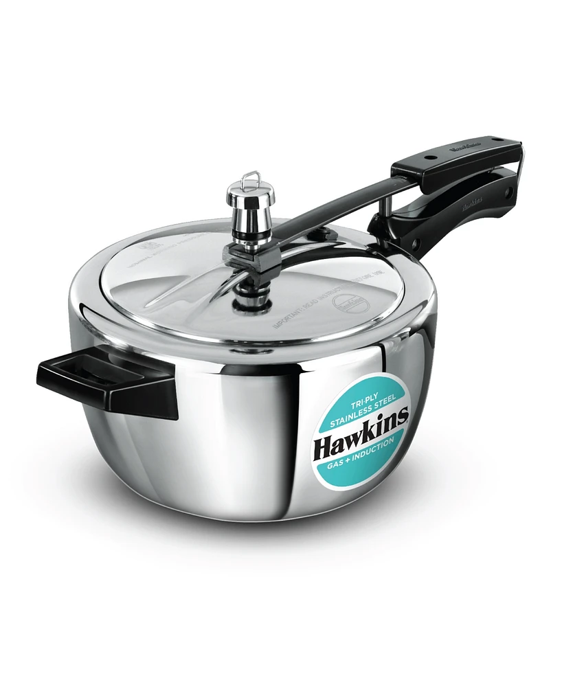 Hawkins 3.5 Liter Triply Stainless Steel Pressure Cooker