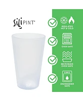 Pint Glasses: 6 pk - (2) Mountain Marble, (2) Smoke, (2) Icicle