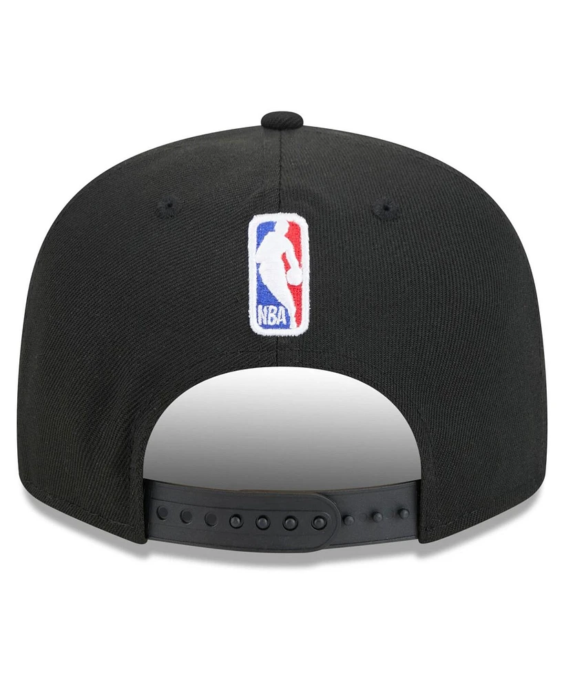 New Era Men's Black Toronto Raptors 2024/25 City Edition Alternate 9FIFTY Snapback Hat