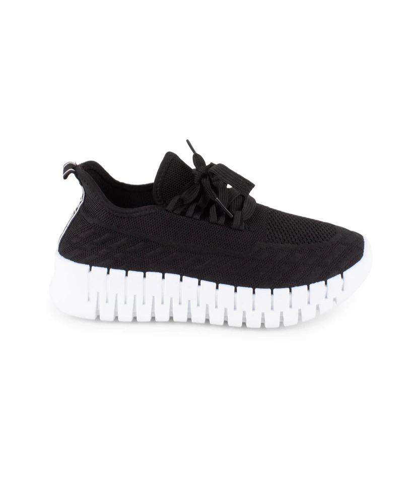 Danskin Women's Baton Lace-Up Sneakers