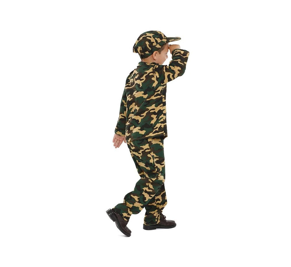 Dress Up America Army Soldier Costume Set