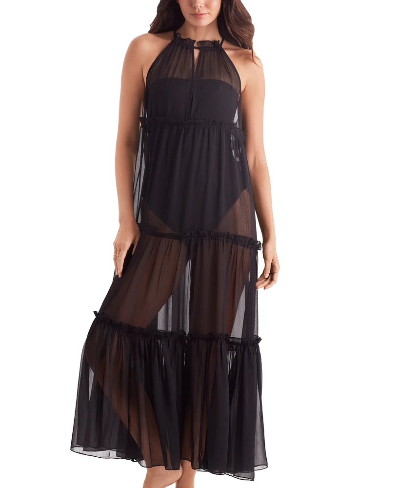 Mimi Flamingo Women's Oceana Tiered Cover-Up Dress