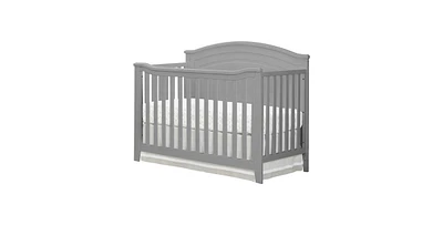 Convertible Crib Solid Wood – Adjustable Height Baby for Infant to Toddler, Toddler Rail Not Included
