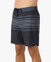 O'Neill Men's Hyperfreak Heat Stripe Scallop Board Short