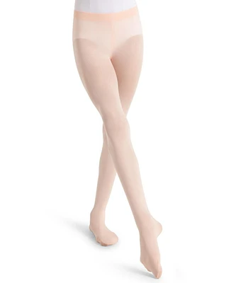 Capezio Girls Ultra Soft Self Knit Waistband Transition Tight