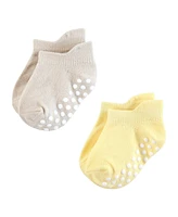 Hudson Baby Girls Non-Skid No-Show Socks
