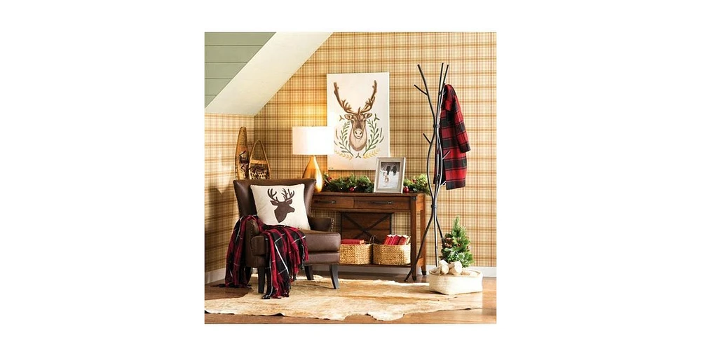 Slickblue Metal Tree Branch Style Coat Rack with Multiple Hooks for Entryway or Hallway Storage