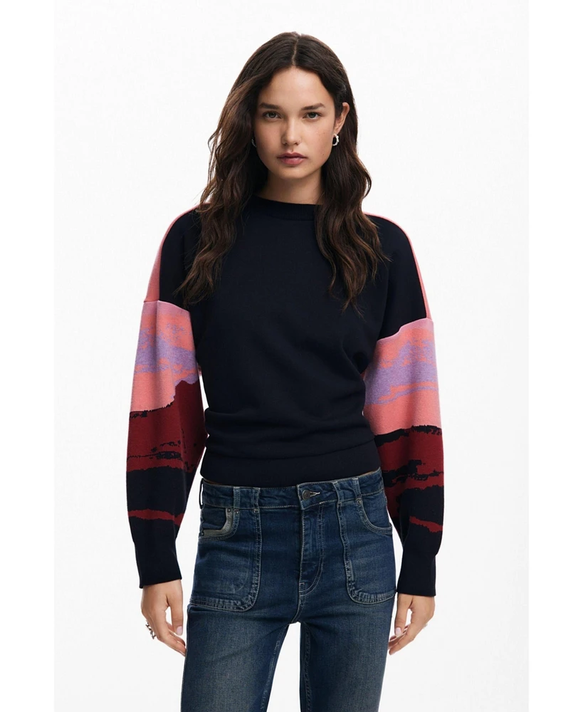 Desigual Women's Sunset landscape sweatshirt