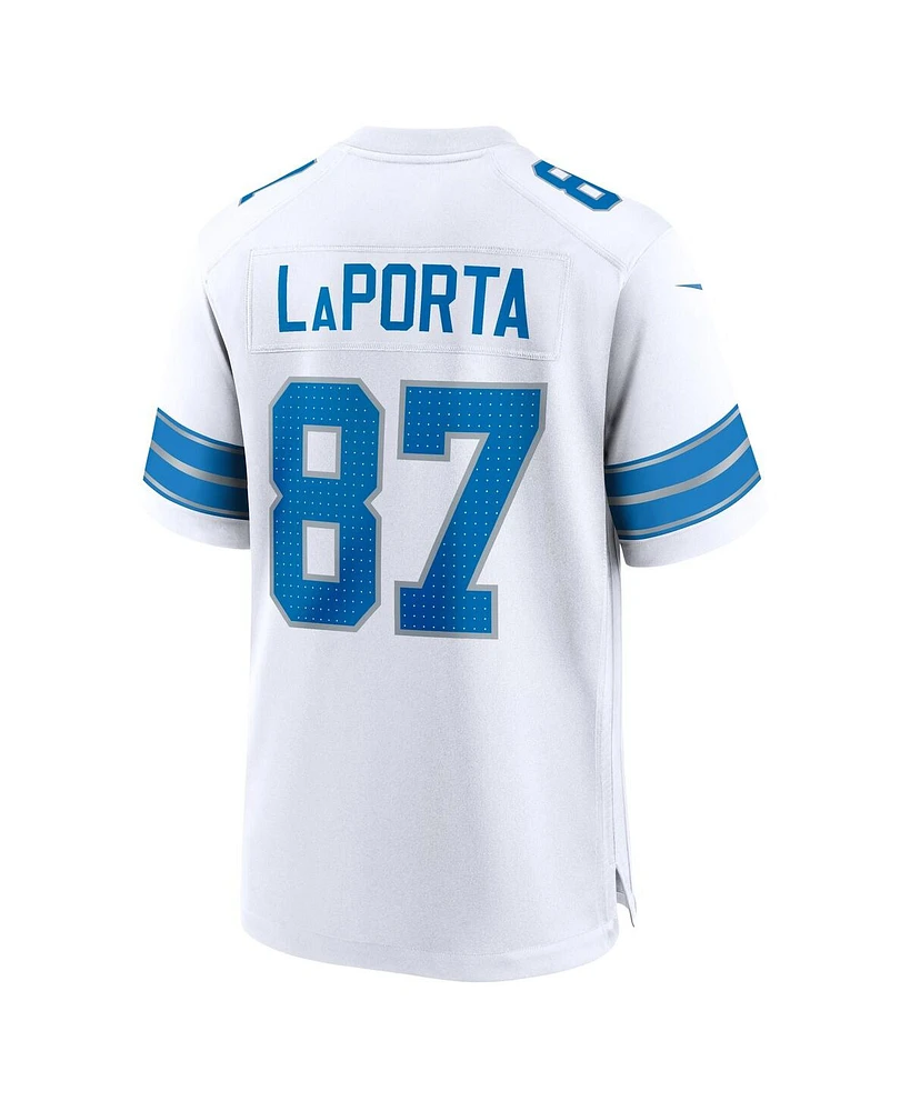 Nike Men's Sam LaPorta White Detroit Lions Game Jersey
