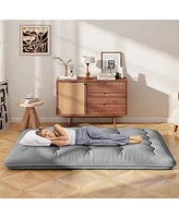 Gouun Foldable Futon Mattress with Washable Cover and Carry Bag for Sleeping and Camping
