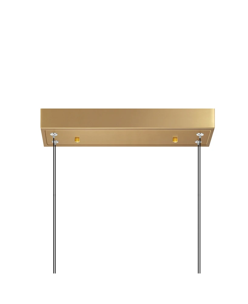Cwi Lighting 19" Metal Himalayas Integrated Led Island Pool Table Light