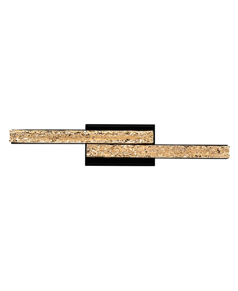Cwi Lighting 4.3" Metal Stagger Integrated Led Vanity Light