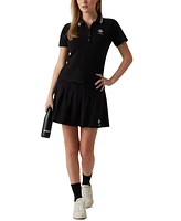Guess Women's Suzanne Logo Graphic Polo Shirt