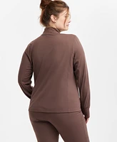 Id Ideology Plus Soft Flex Solid Full-Zip Jacket