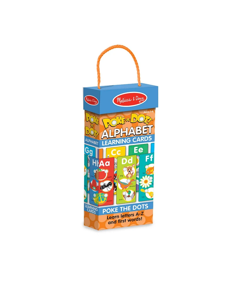 Melissa and Doug Poke-a-Dot Alphabet Learning Cards