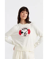 Chinti & Parker Women's Snoopy Nautical Breton Sweater