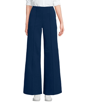 Lands' End Women's Starfish High Rise Palazzo Pants