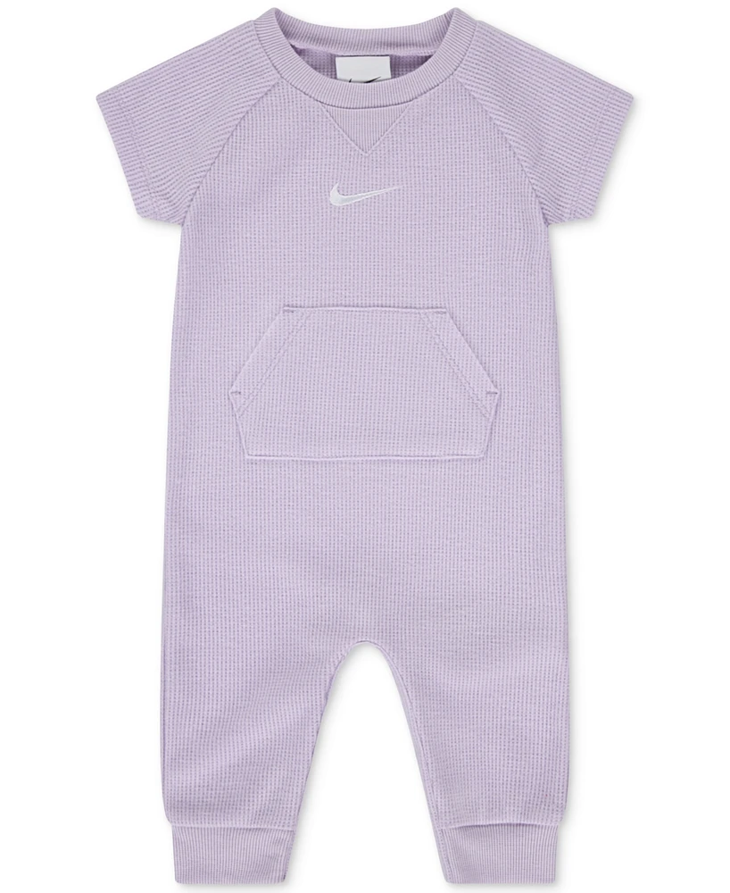 Nike Baby Essentials Short-Sleeve Waffle Coverall