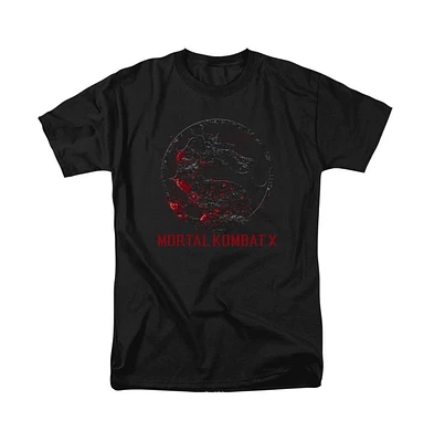 Mortal Kombat X Mens Bloody Seal Short Sleeve Adult Tee / T-Shirt