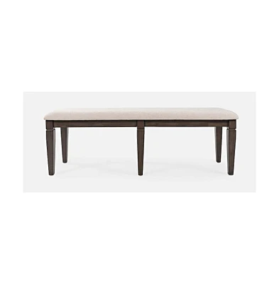 Jofran Lincoln Square Contemporary Upholstered 58" Dining Bench